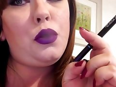 Bbw tina snua vaping a ecig